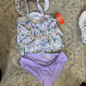 NWT** Tankini Swimsuit (14/16)